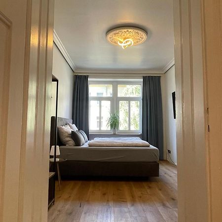 Soul-Apartment Balkon Privatparkplatz 2 Boxspringbetten 55Zoll Tv Wlan Leipzig Extérieur photo