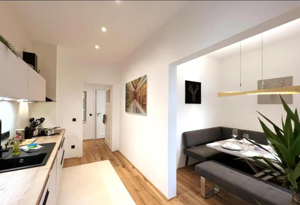 Soul-Apartment Balkon Privatparkplatz 2 Boxspringbetten 55Zoll Tv Wlan Leipzig Extérieur photo