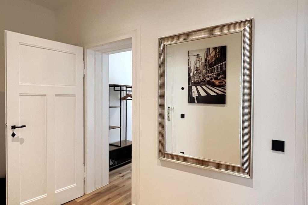 Soul-Apartment Balkon Privatparkplatz 2 Boxspringbetten 55Zoll Tv Wlan Leipzig Extérieur photo